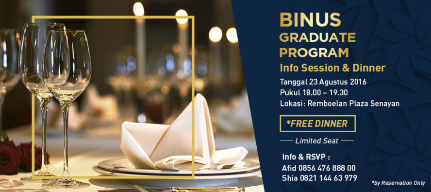 Binus Graduate Program - Graduate Program