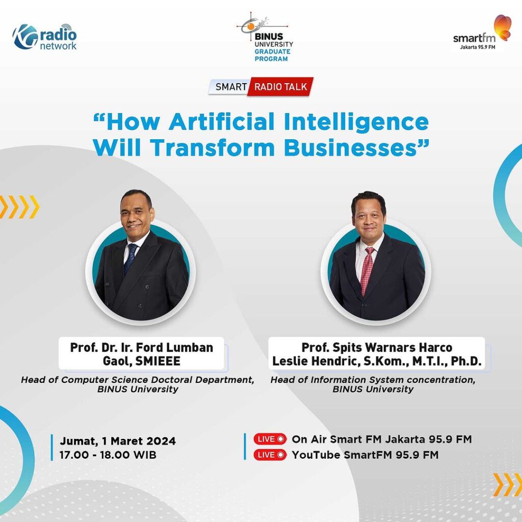 BINUS GRADUATE PROGRAM - DCS with SmartFM - How Artificial Intelligence ...